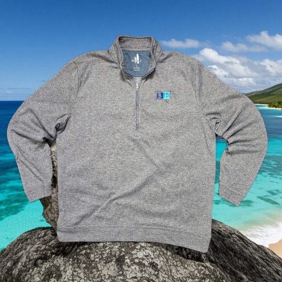 johnnie-O Other - Johnnie-O Reflex LS Golf Pullover Men's L Quarry Zip Sweater BH Premium Gorpcore
